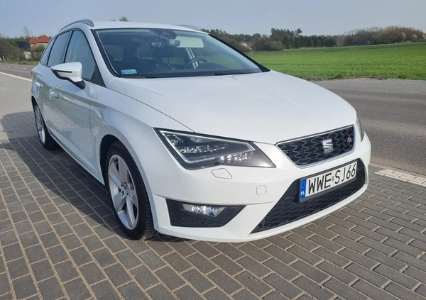 Seat Leon cena 55000 przebieg: 131900, rok produkcji 2015 z Warszawa małe 277